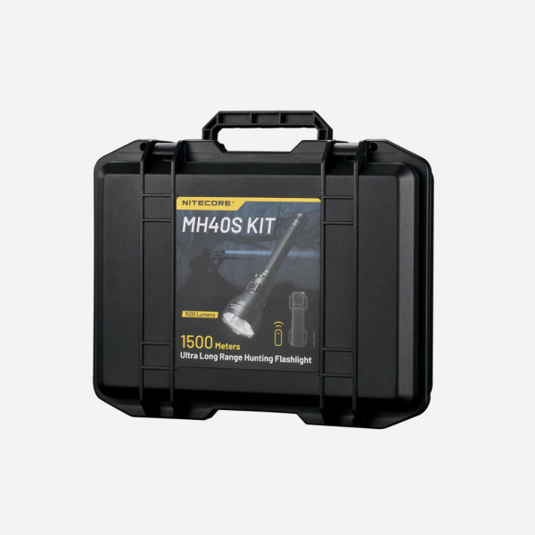 Фонарь NITECORE MH40S HUNTING KIT Luminengin G9 LED (Набор для охоты 1500 Люмен / 1500м)